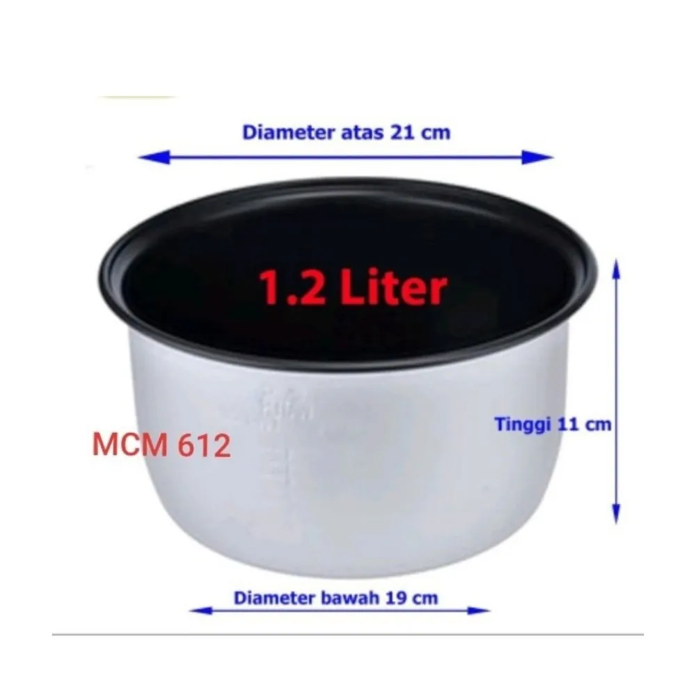 Panci Miyako 1.2 Liter Untuk Type MCM612