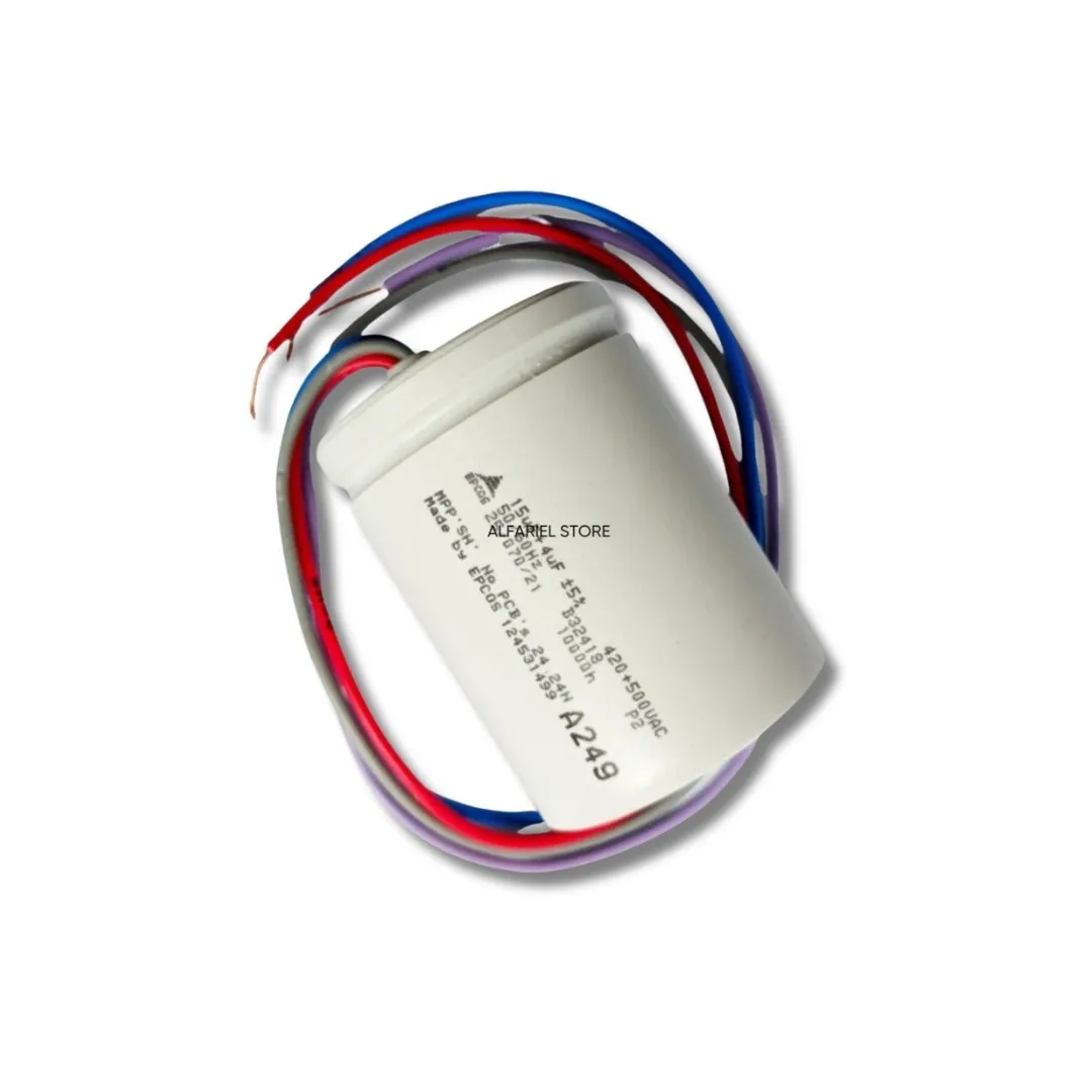 Kapasitor 15+4 UF Mesin Cuci 2 Tabung SHARP ES-T1490WA ES T1490WA